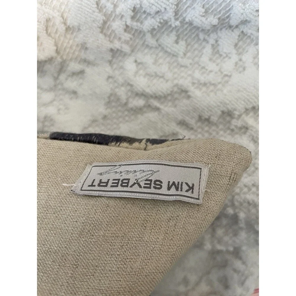 Kim Seybert  Matching Pillow Covers.. Silk Thread 16